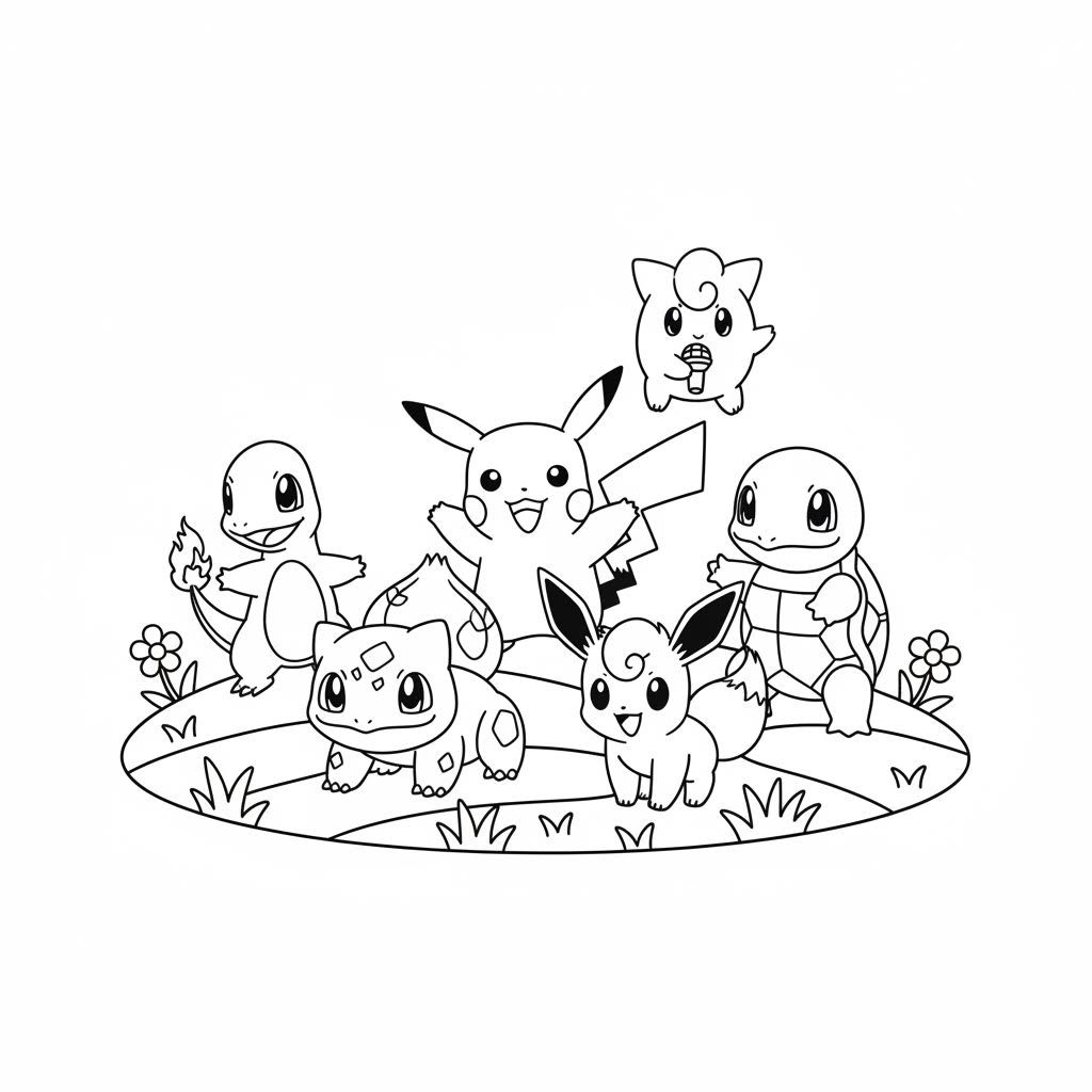 6 pokemon all together
