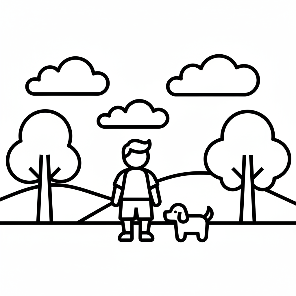 Photo conversion - simple style