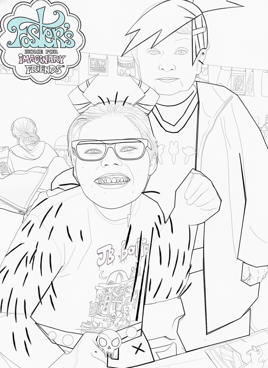 Photo conversion - simple style