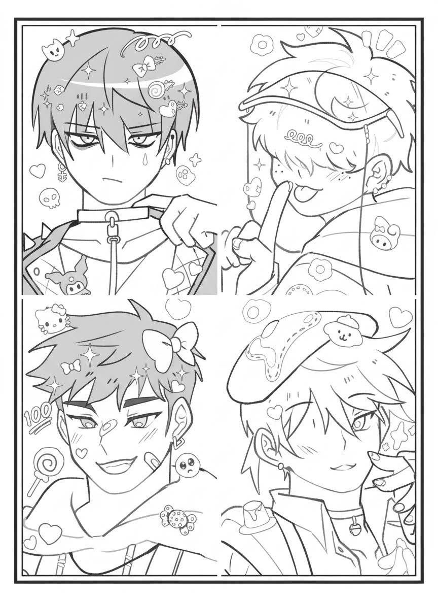 Photo conversion - simple style