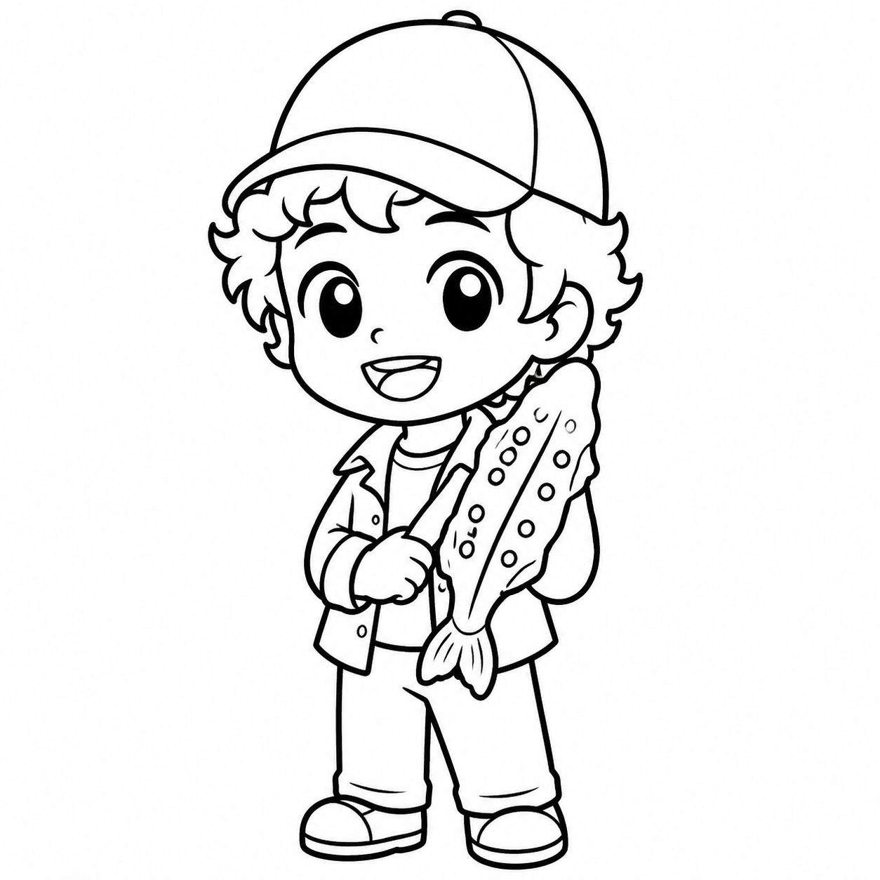 AI Coloring Pages Example 1