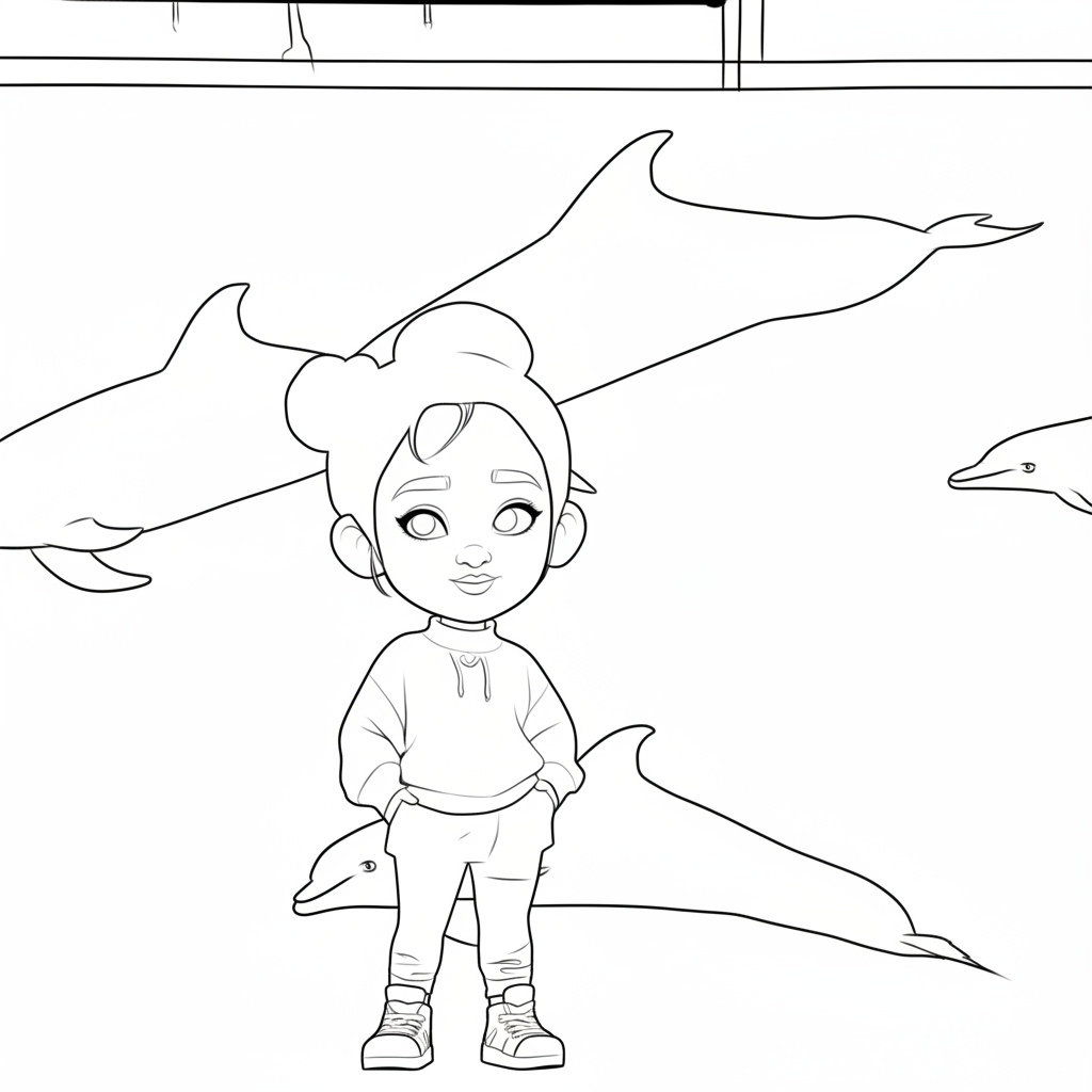 Photo conversion - simple style