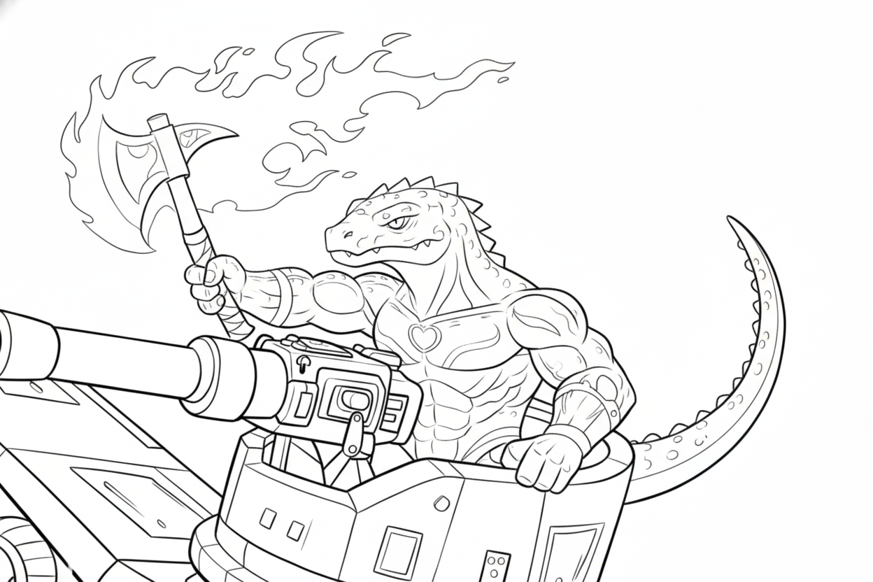 Photo conversion - simple style