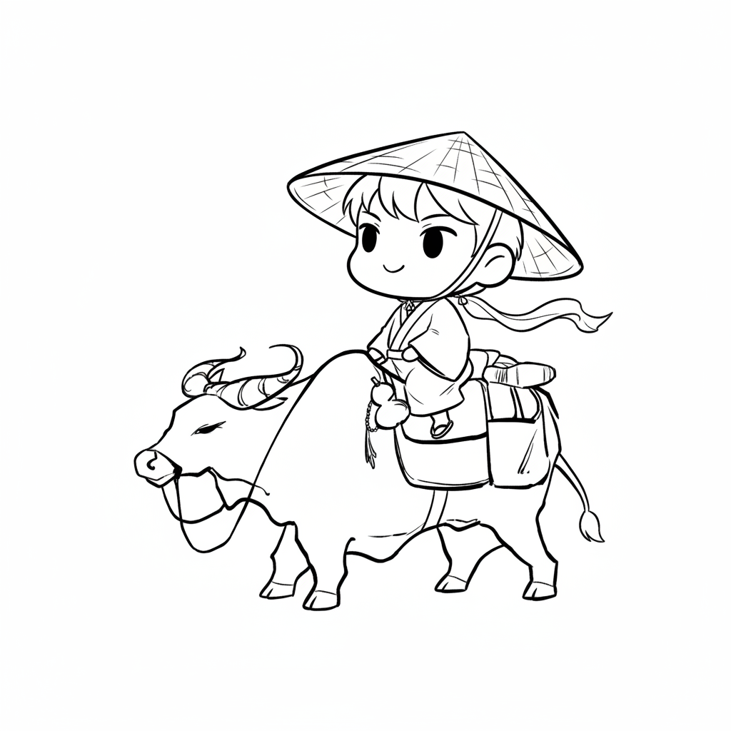 AI Coloring Pages Example 3