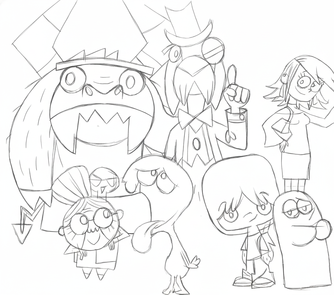 Photo conversion - simple style