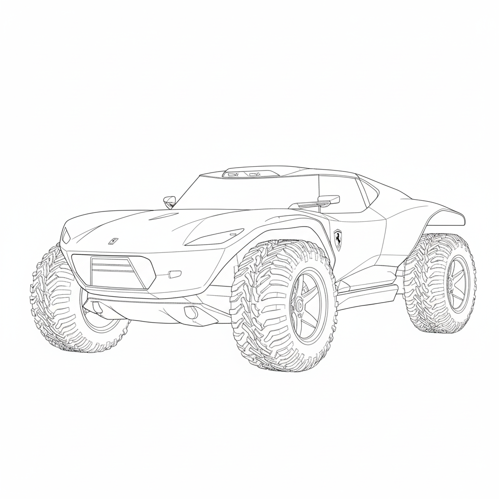 AI Coloring Pages Example 7