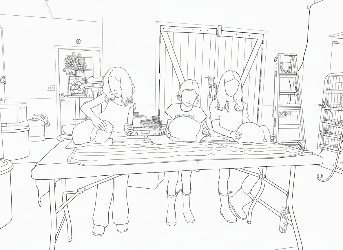 Photo conversion - simple style