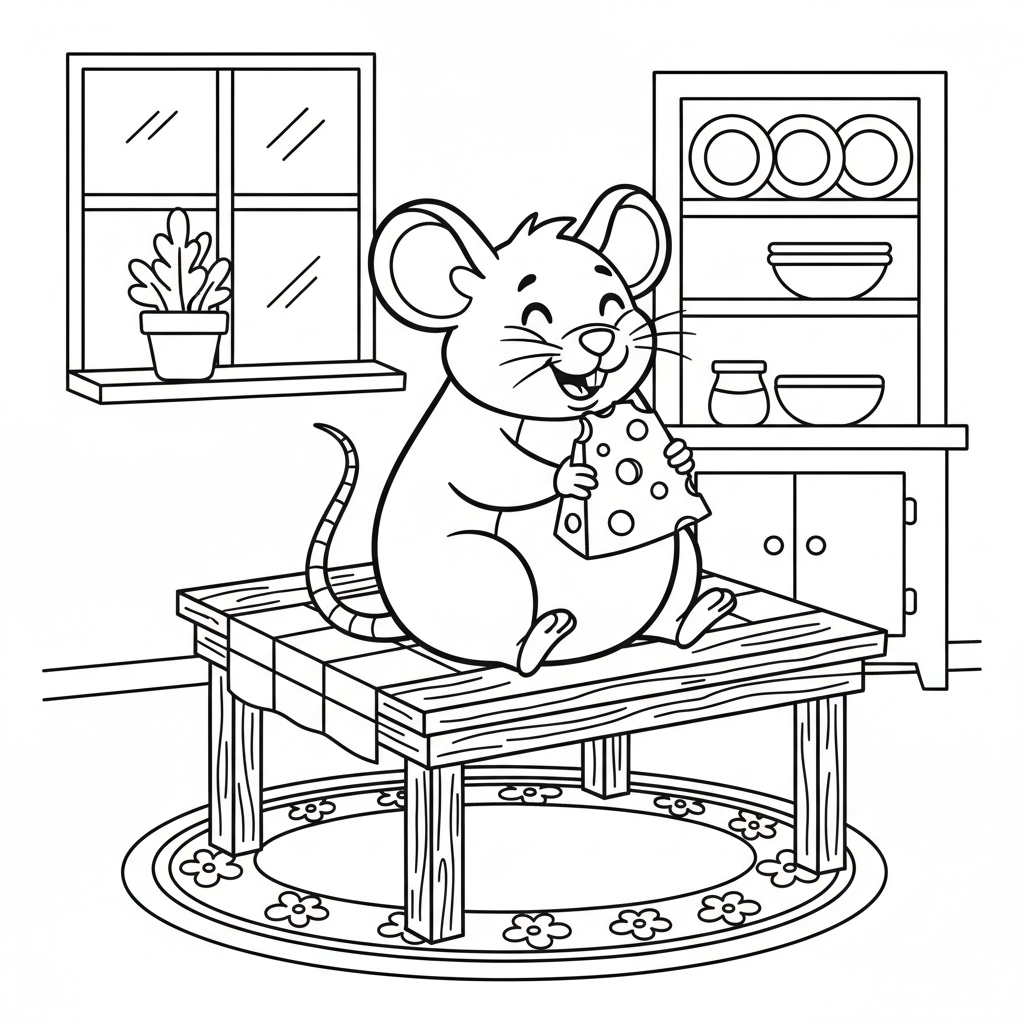AI Coloring Pages Example 9