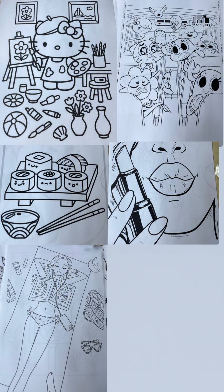 AI 涂色页示例 1