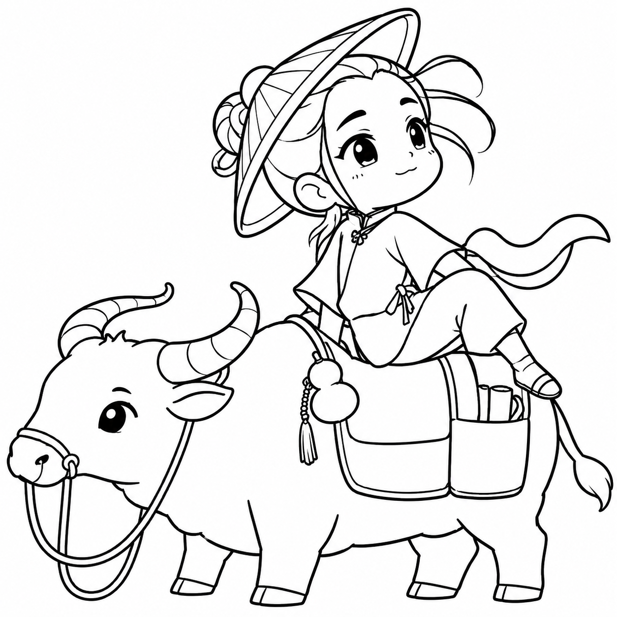 AI Coloring Pages Example 2