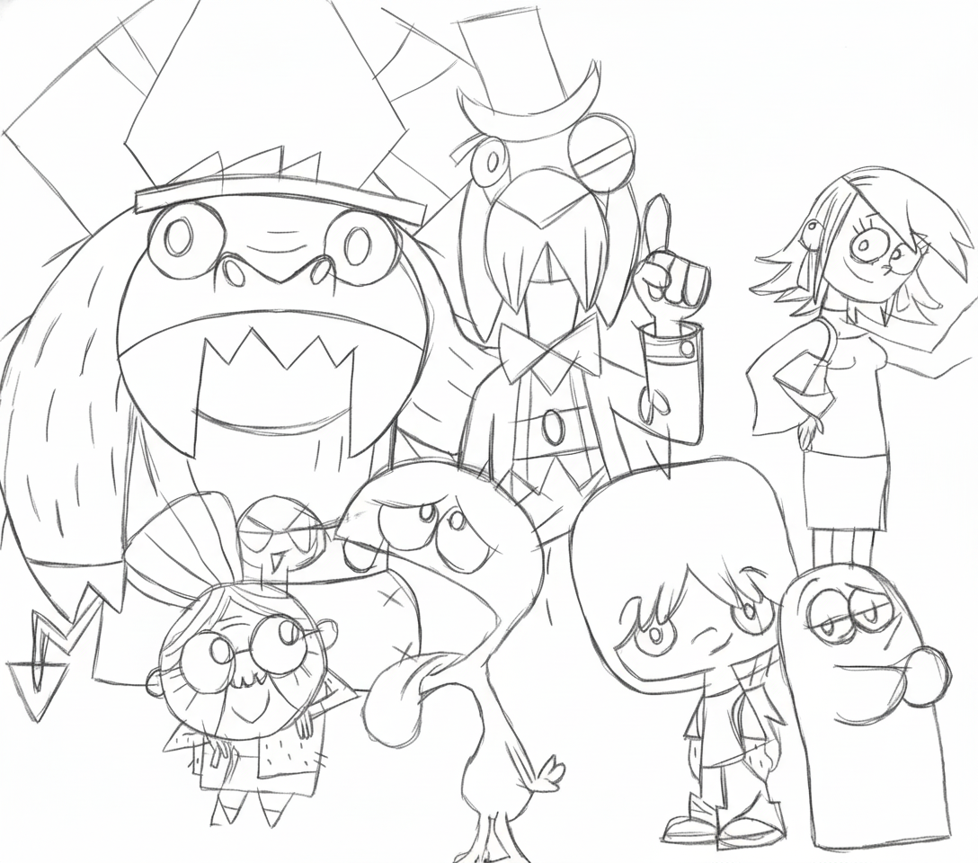 Photo conversion - simple style