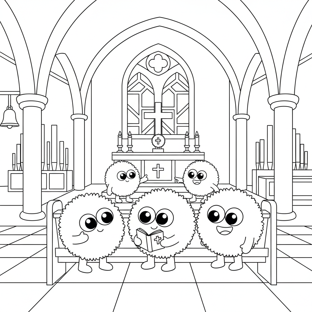 AI Coloring Pages Example 7
