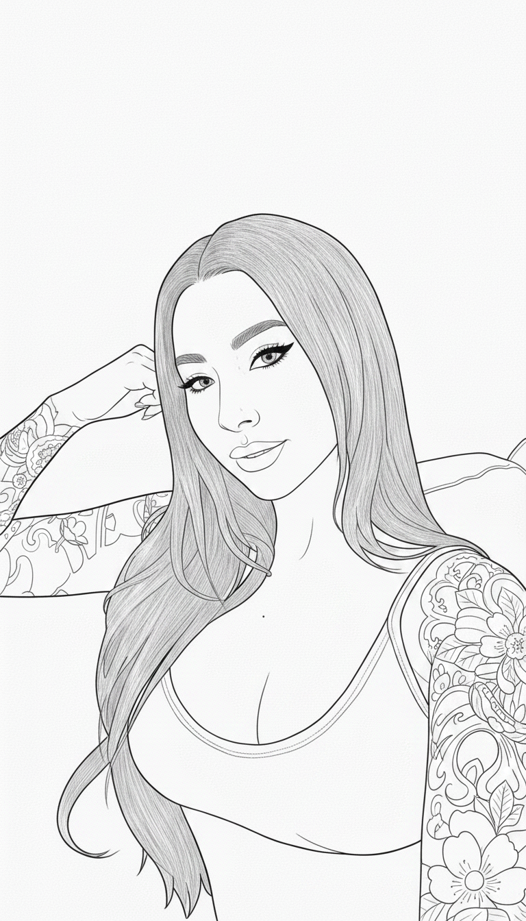 AI Coloring Pages Example 10