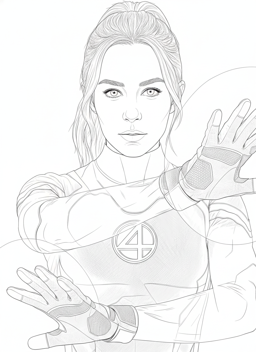 Ejemplo de Páginas para Colorear con IA 1