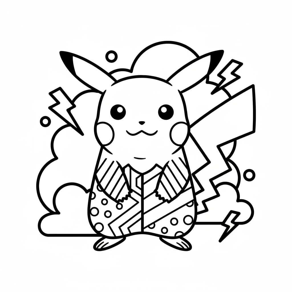 Ejemplo de Páginas para Colorear con IA 5