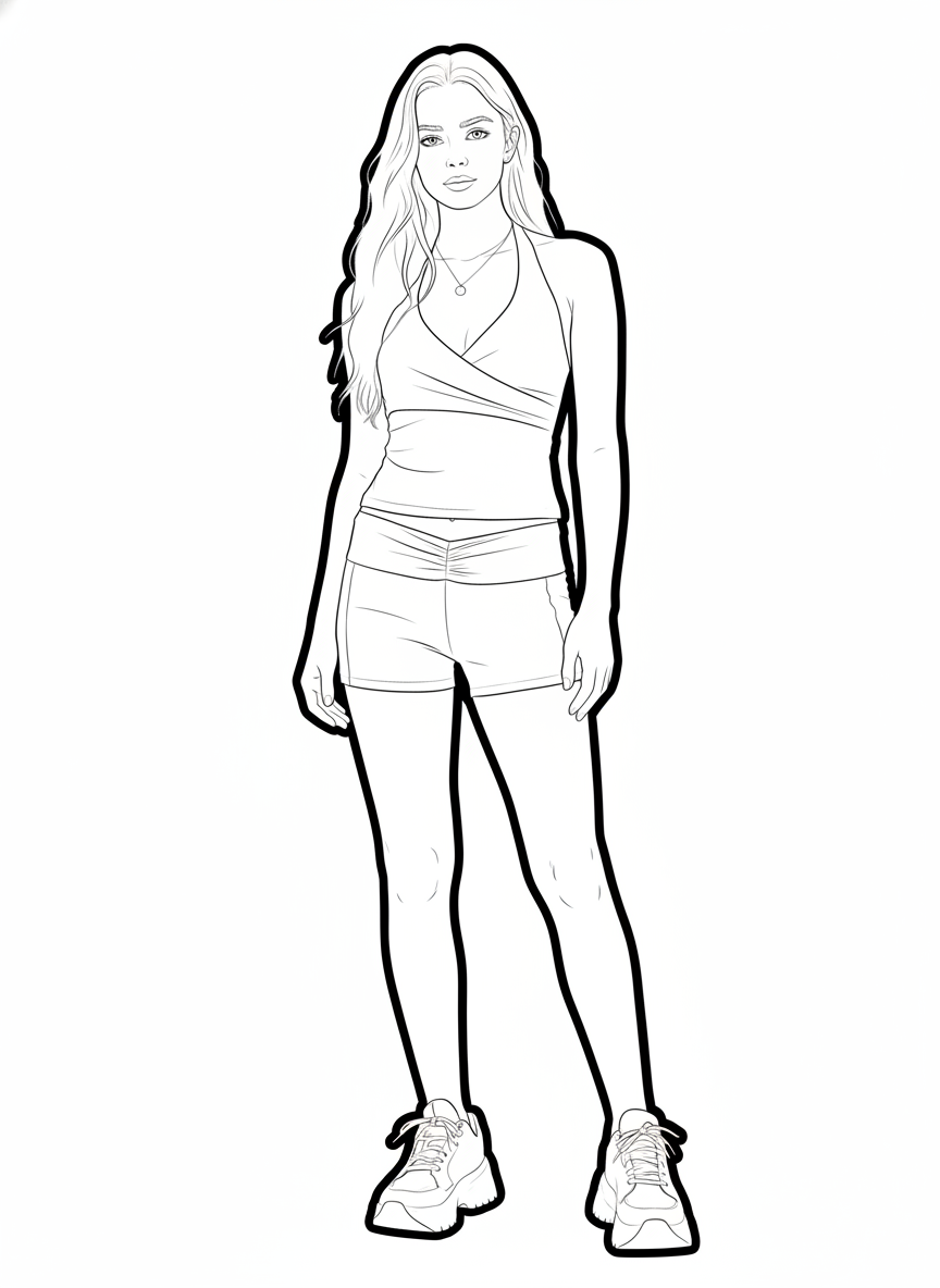 Photo conversion - simple style