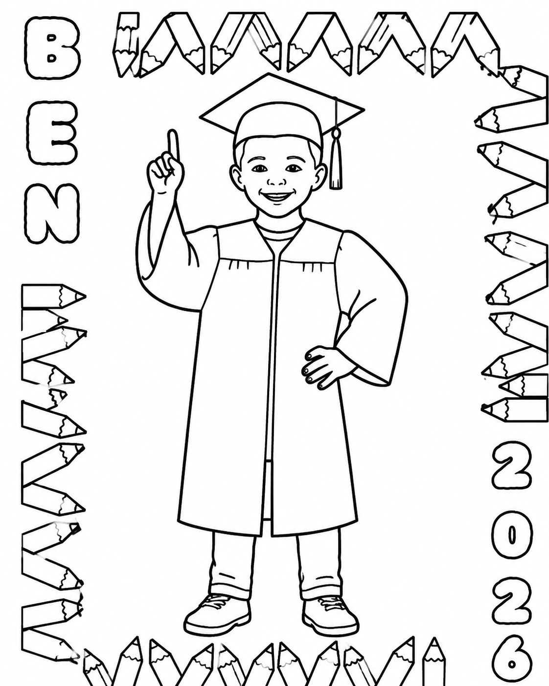 AI Coloring Pages Example 4