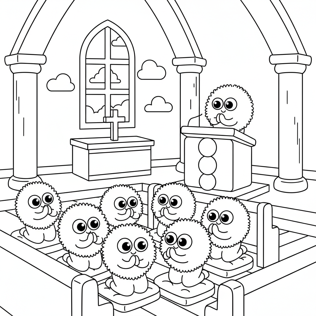 AI Coloring Pages Example 8