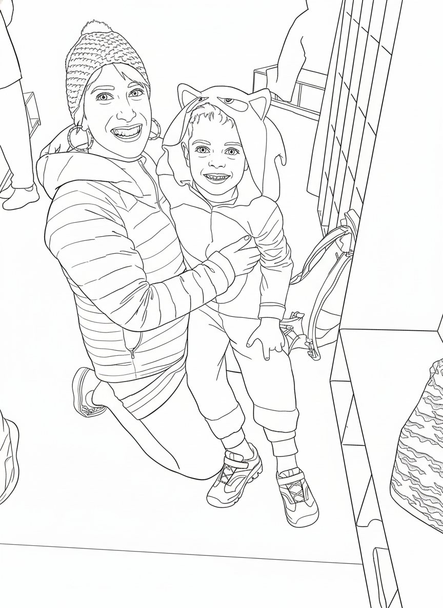 Photo conversion - simple style