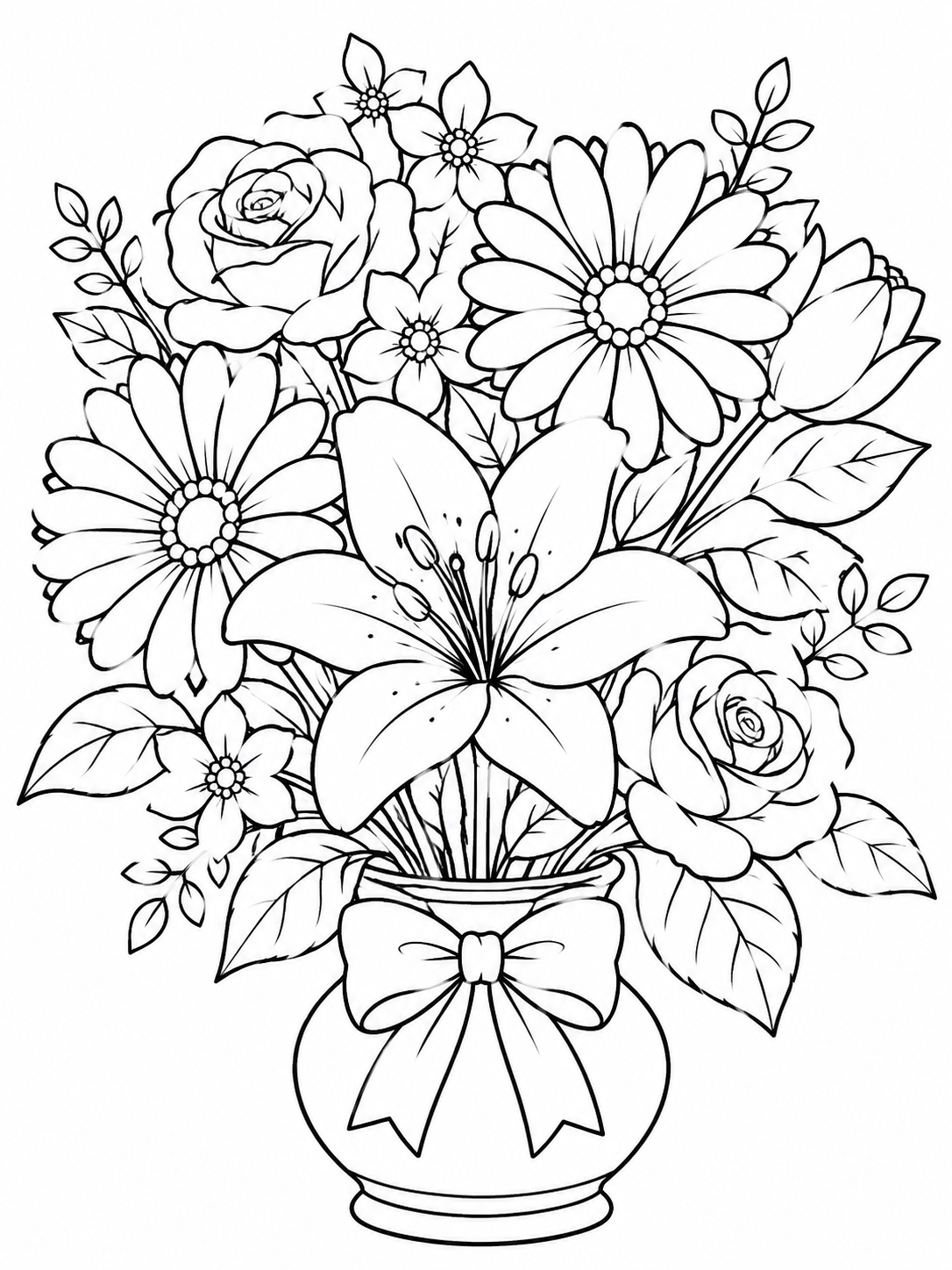 AI Coloring Pages Example 1