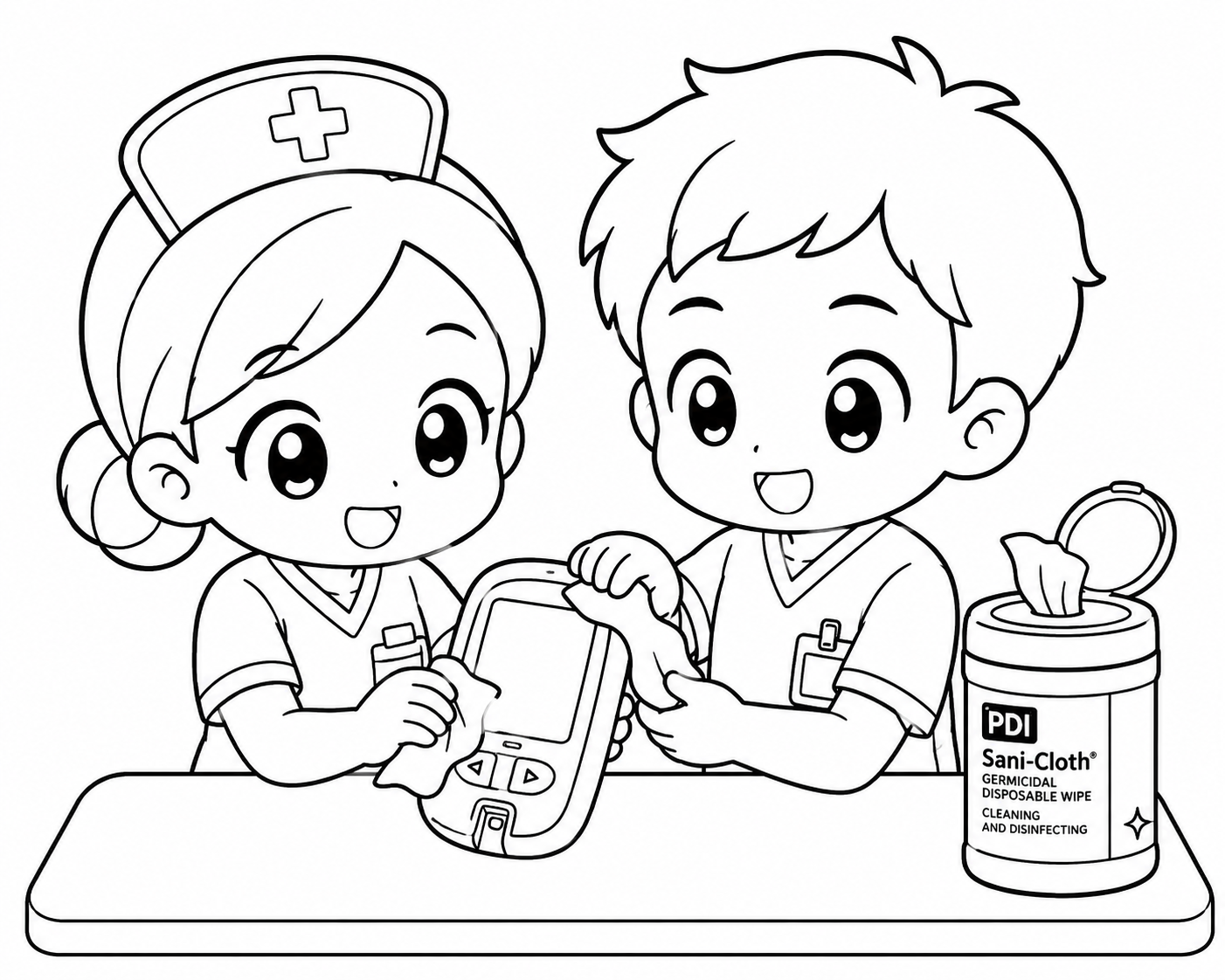 AI Coloring Pages Example 4