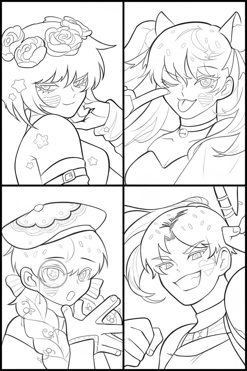 Photo conversion - simple style