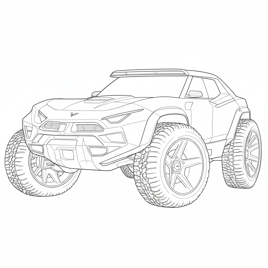 AI Coloring Pages Example 6