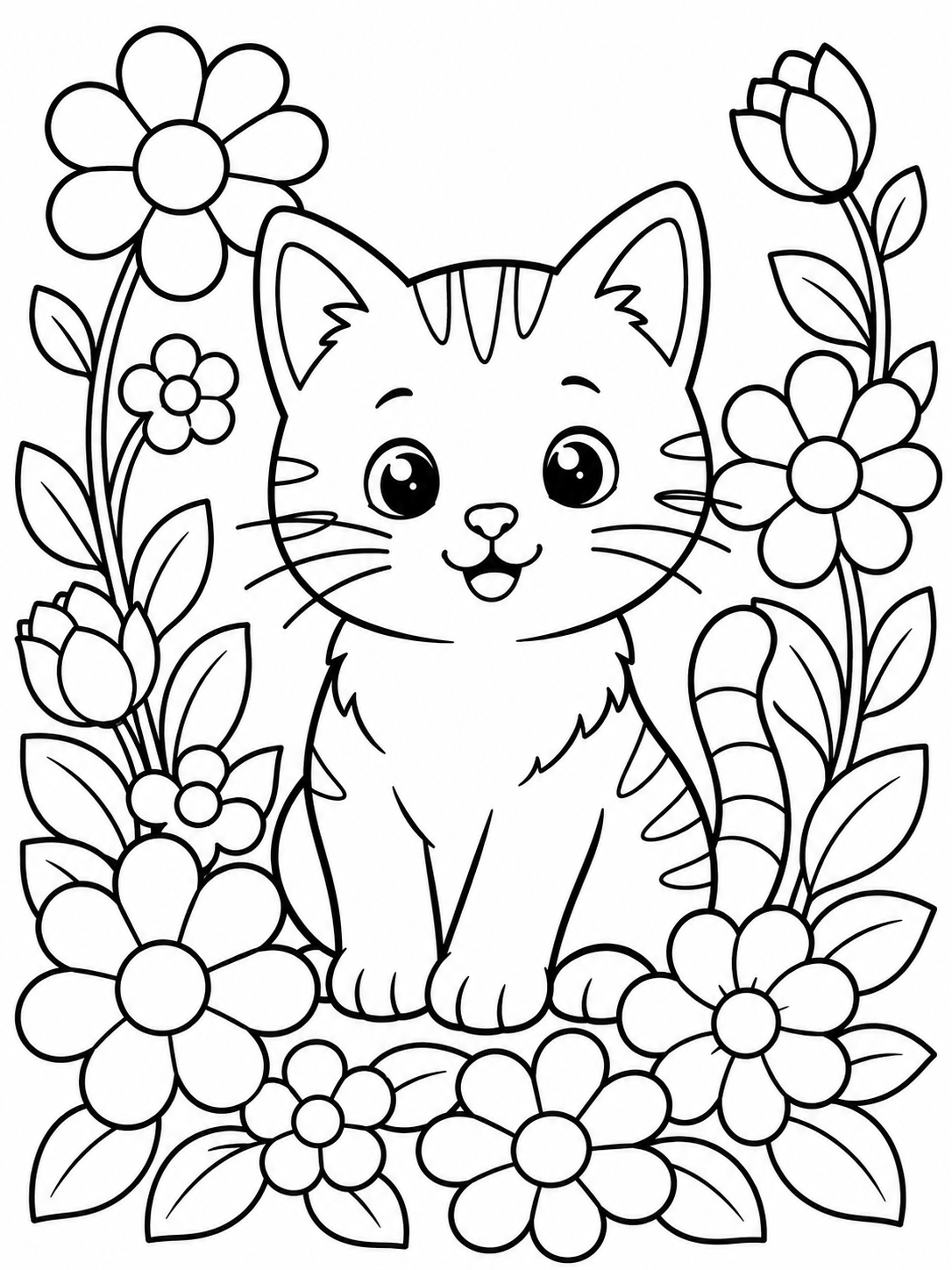 AI Coloring Pages Example 2