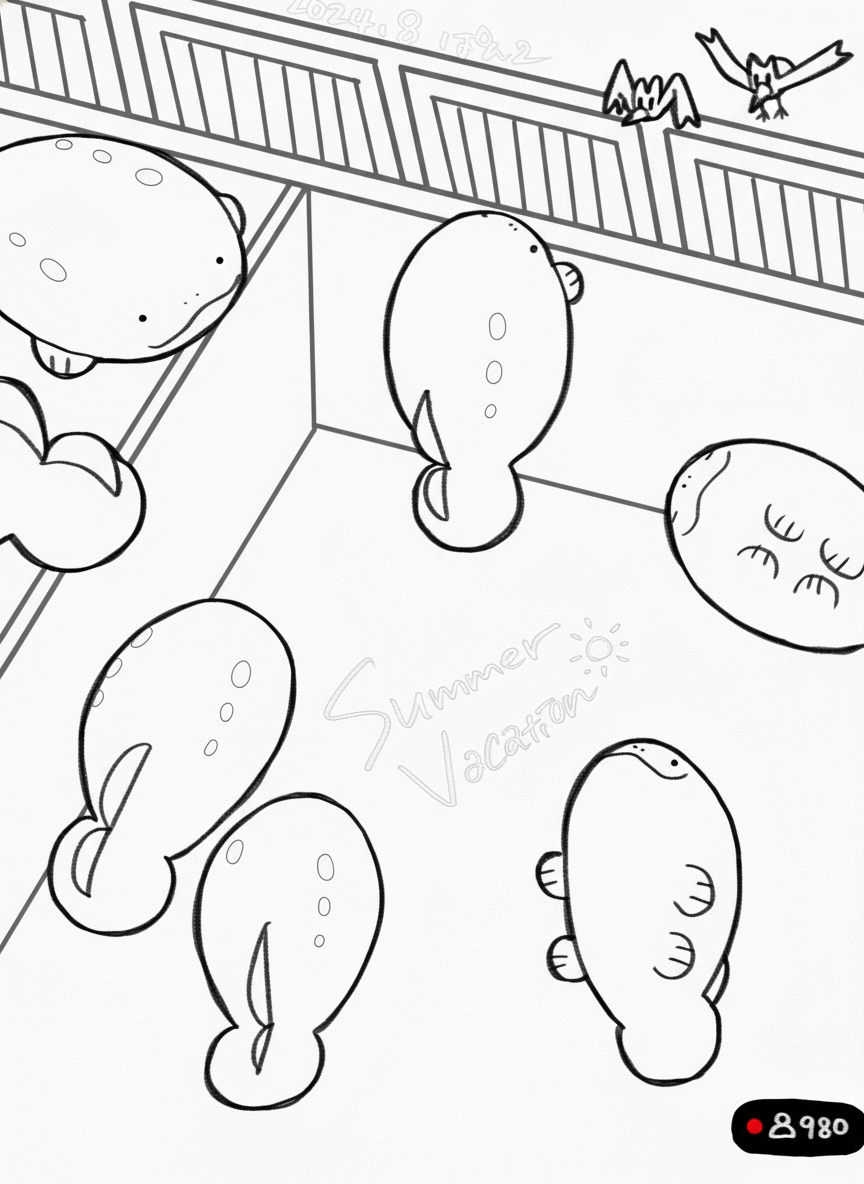 Photo conversion - simple style