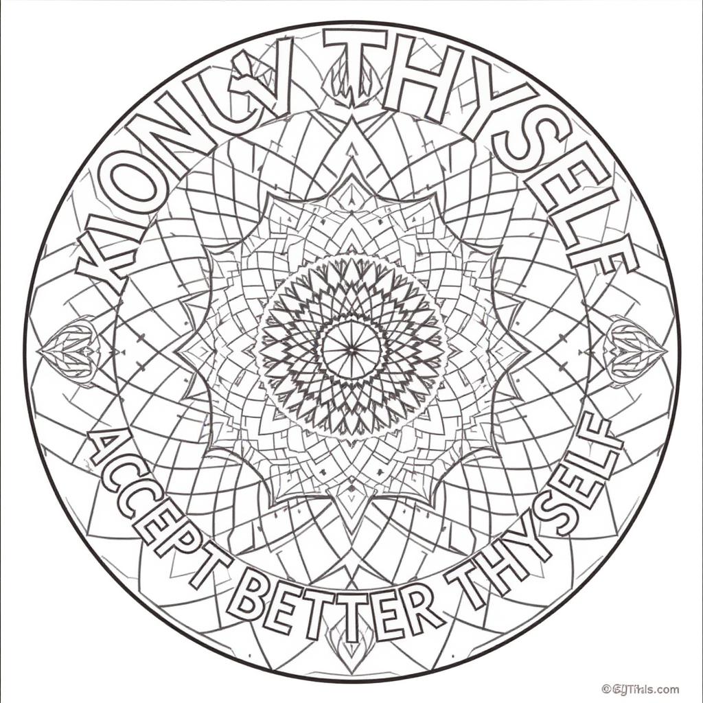 Know Thyself, Accept Thyself and Better Thyself