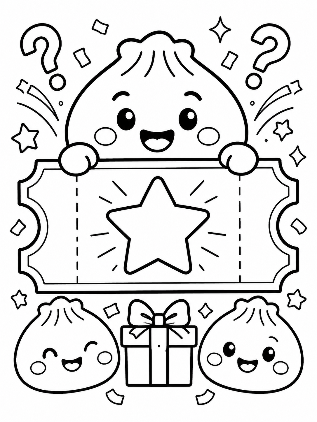 AI Coloring Pages Example 2