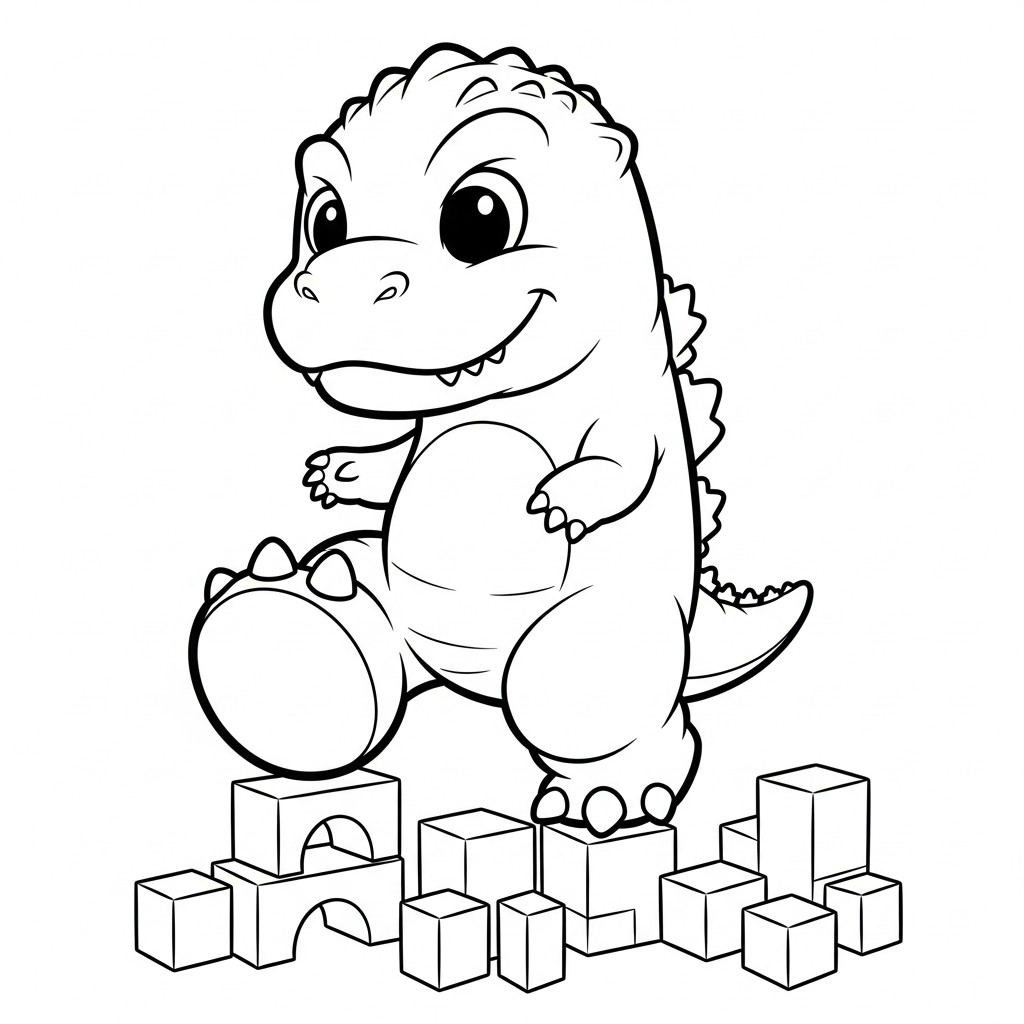 godzilla coloring pages collection