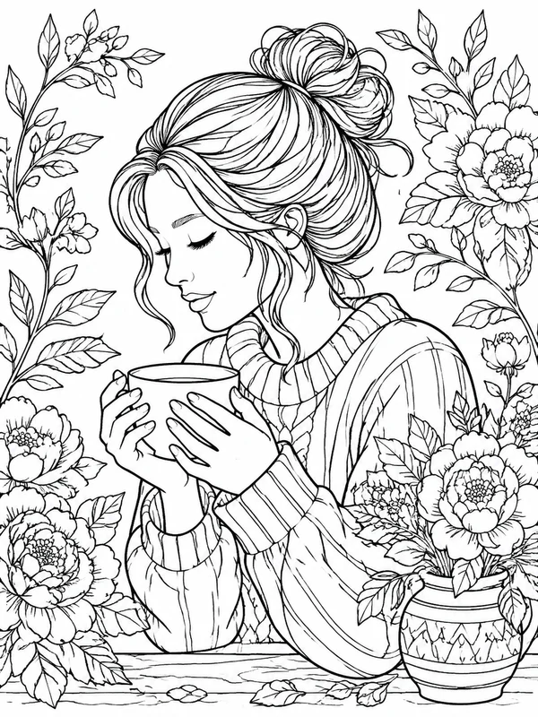Dibujos para colorear para adultos 1