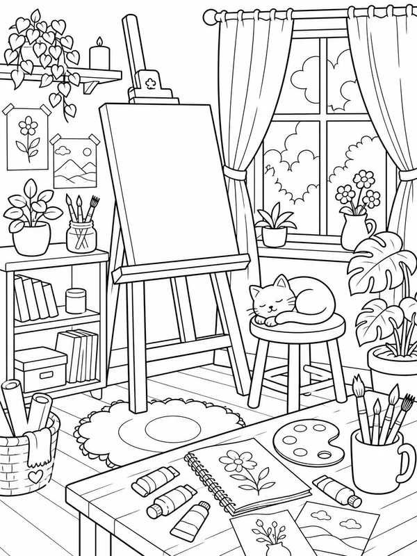 Dibujos de aesthetic para colorear 17
