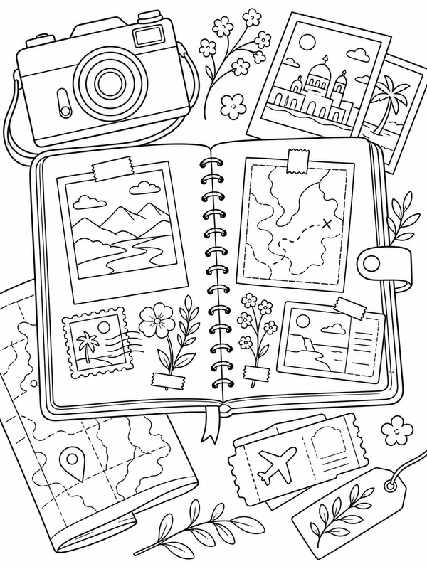 Dibujos de aesthetic para colorear 15