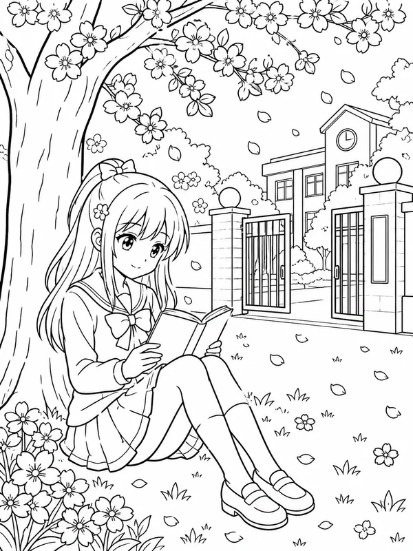 Dibujos de anime para colorear 24