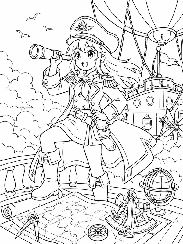 Dibujos de anime para colorear 18
