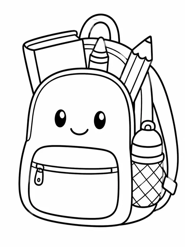 Dibujos de vuelta al cole para colorear 9