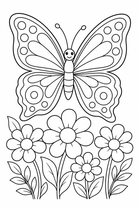 Dibujos de mariposas para colorear 20