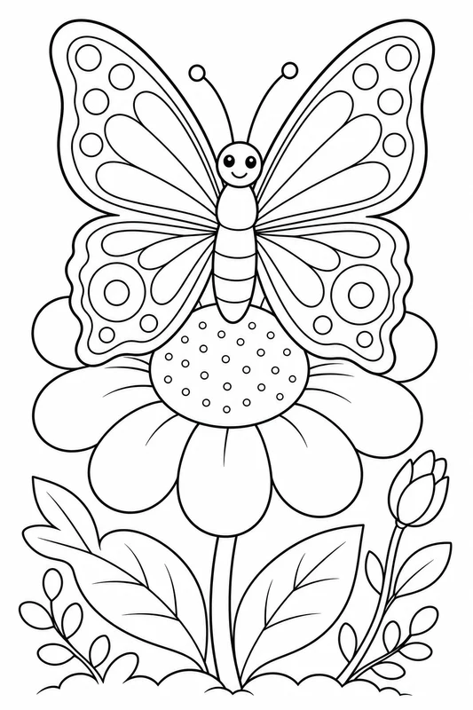 Dibujos de mariposas para colorear 18