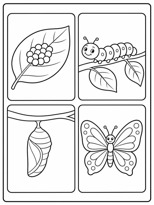 Dibujos de mariposas para colorear 7
