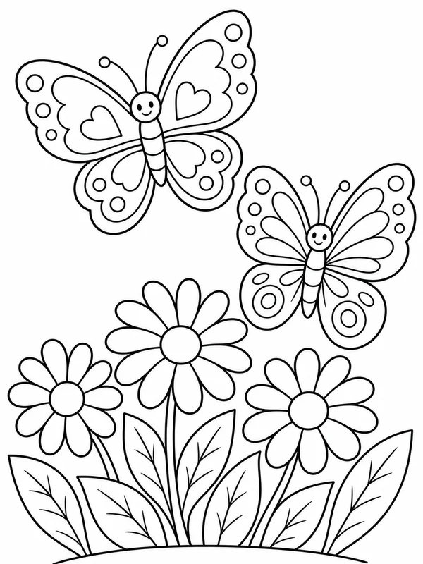 Dibujos de mariposas para colorear 12