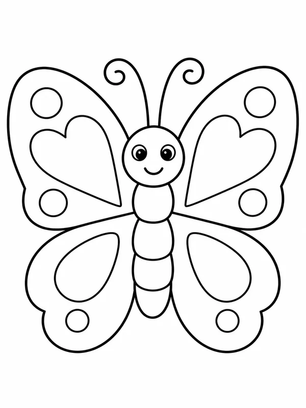 Dibujos de mariposas para colorear 17