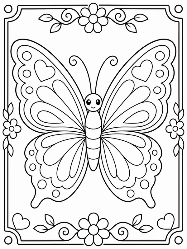 Dibujos de mariposas para colorear 16