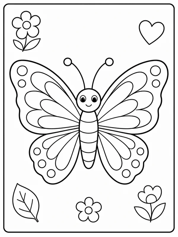 Dibujos de mariposas para colorear 8