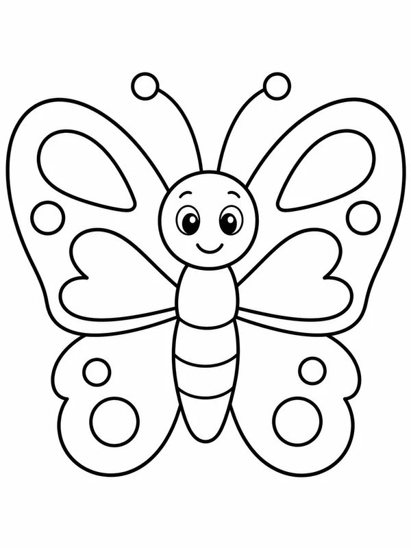 Dibujos de mariposas para colorear 5