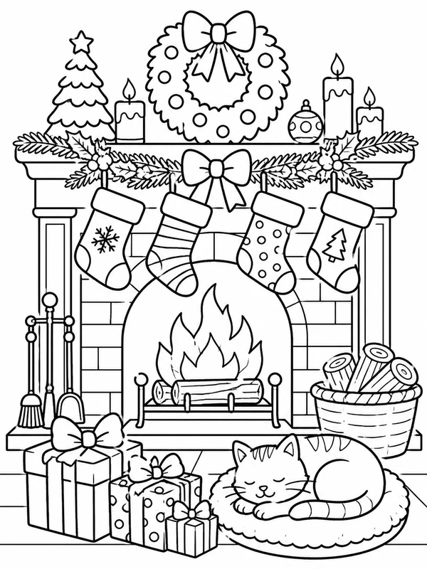 Dibujos de Navidad para colorear 24