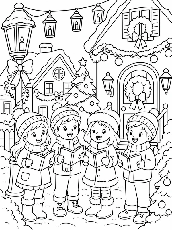 Dibujos de Navidad para colorear 17