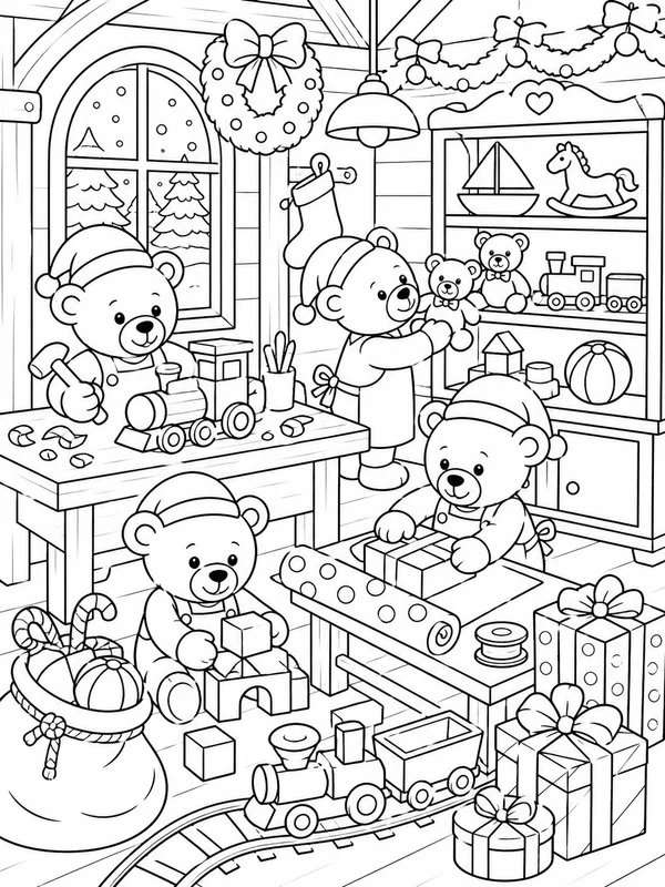Dibujos de Navidad para colorear 16
