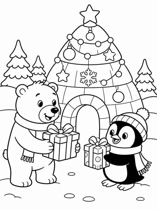 Dibujos de Navidad para colorear 14